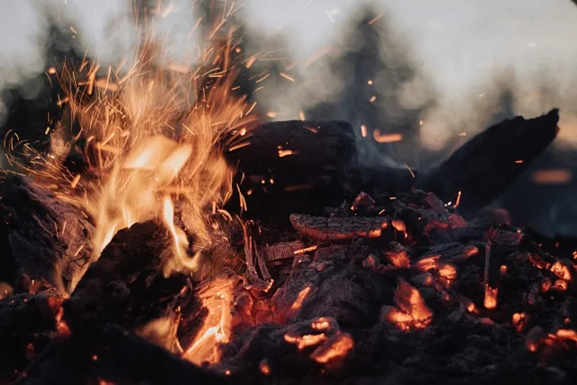 Feuer im Fireside Circle